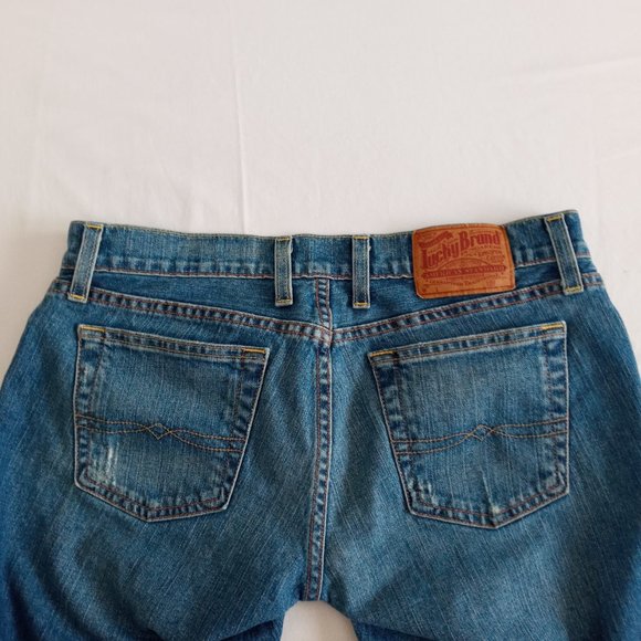 Lucky Brand Lil Maggie Dungarees flare jeans - Picture 11 of 11